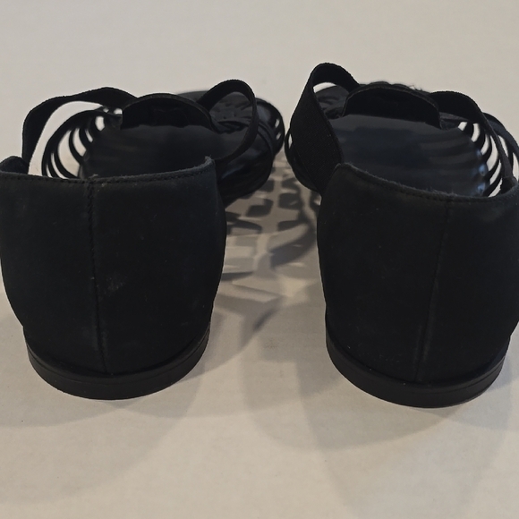 Eileen Fisher Stylish Black Gladiator Sandals 6.5 Black - Picture 4 of 10